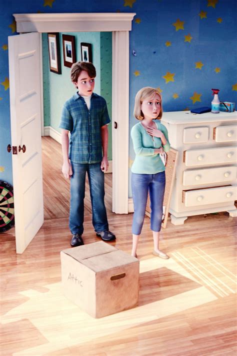 Andy And Mother Mrs Davis ~ Toy Story Disney Toys Disney Pixar