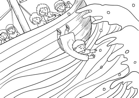 Print Out And Color Bible Pictures Jonah And The Whale