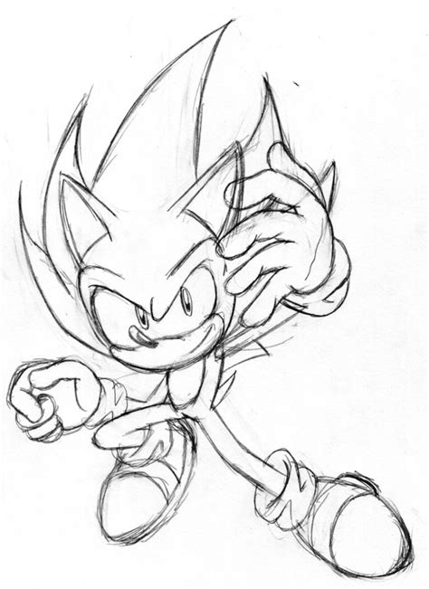 Sonic Drawing Easy At Explore Collection Of Sonic