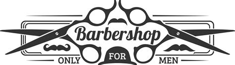 Download Clip Art Barbearia Masculino Logotipo Png Male Barber Shop
