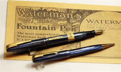 Waterman Mint Pen And Pencils Set Made In Usa N1067 Vintage Waterman Pens