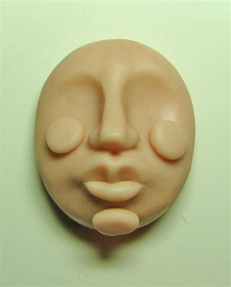 How To Shape A Polymer Clay Face Cabochon A Free Tutorial By Dottie