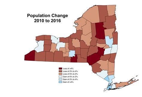 Upstate Population Drop Continues 46 Of 62 Ny Counties
