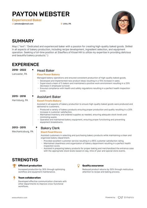 5 Baker Resume Examples And Guide For 2024