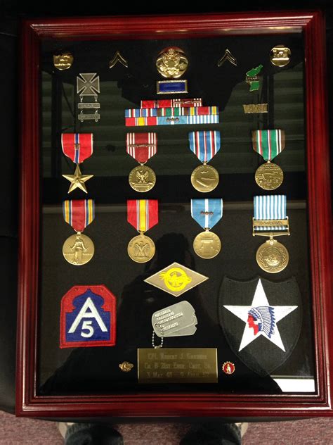 12 X 16 Cherry Shadowbox Medal Display Frame Out Of Stock