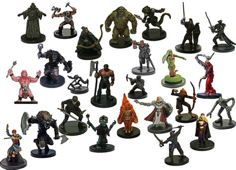 Buy Dungeons And Dragons 25 Assorted Dandd Miniatures Figures Online At