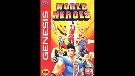 World Heroes Sega Genesis Sega Mega Drive Ost Youtube
