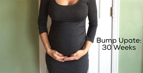 Pregnancy 30 Weeks Bump Update Diary Of A Fit Mommy