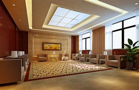 These uniquely shaped false ceiling designs give your home an aesthetic look. Reception-hall-suspended-ceiling-design - Pouted Magazine