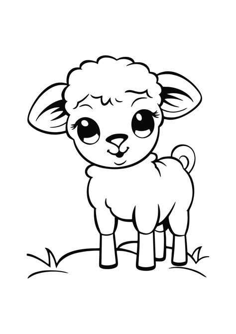 Coloring Baby Animals For Kids 24757948 Vector Art At Vecteezy
