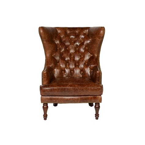 Get the best deals on wingback chair chairs. Lazzaro Leather Sedgefield Wing Back Tufted Wingback Chair ...