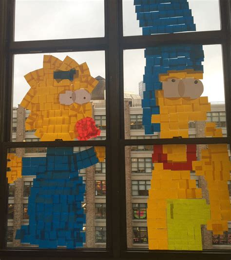 34 Post It Note Art Pictures Proving We All Waste So Much Time At Work