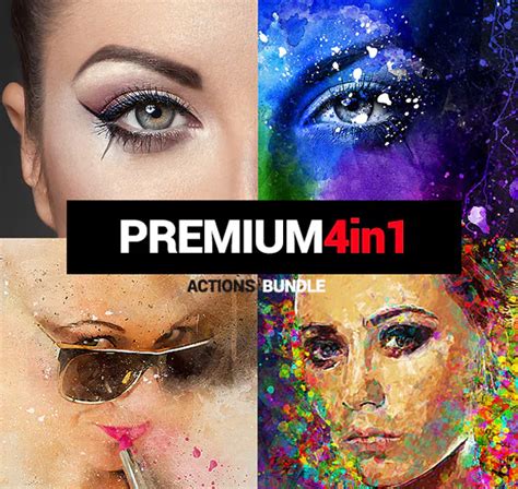 Photoshop Actions Bundle 50 Free And Premium Psd Files Download
