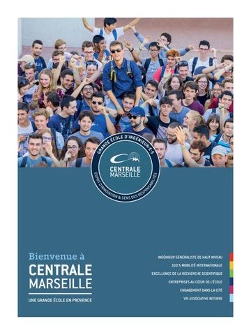 Centrale Marseille ~ Plaquette  20182019 by Centrale Marseille  Issuu