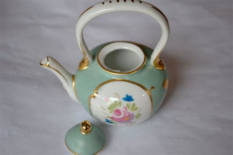 Miniature Teapot Mini Teapot Nantucket Miniature Teapot Floral