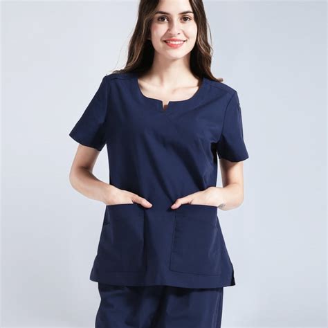 buy women nursing scrub uniforms medical scrubs hospital nurse clothing navy