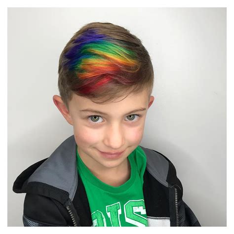 Rainbow Hair Boy Best Hairstyles Ideas For Women And Men In 2023
