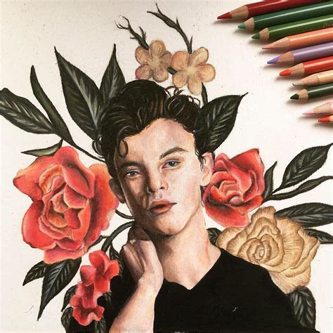 Shawn Mendes Drawing Drawing By Yasmine Taylor Fine Art America