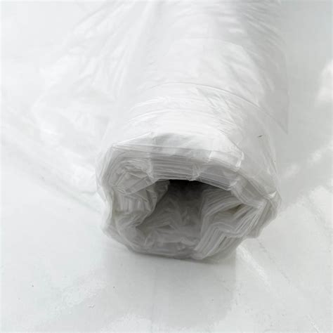 Clear Polythene Role Temporary Sheeting 4m X 25m Opm Build Supply