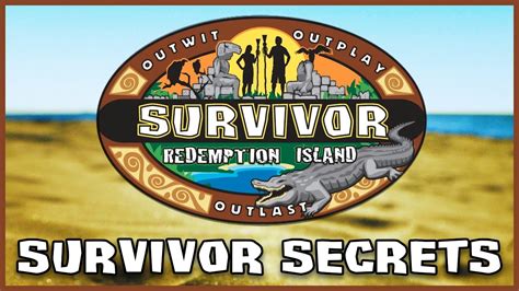 The 31 Most Surprising Secrets Of Survivor Redemption Island YouTube