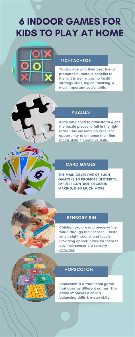 Ppt 6 Indoor Games For Kids To Play At Home Powerpoint Presentation