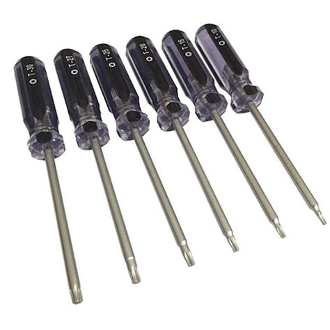 6 Pce Star Screwdriver Set Sdsetstar6 From Co Star