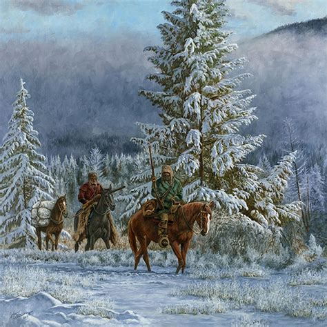 John Peterson Artworks Gallery Mountain Man Art Western Art Western