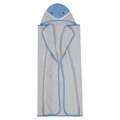Just Born Shark Hooded Towel In Greyblue Bed Bath And Beyond