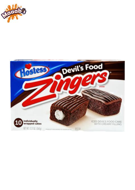 Hostess Chocolate Zingers Multipack Frozen 361g Maaabs