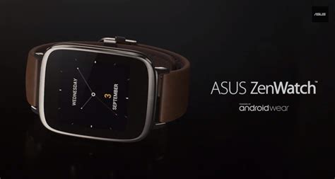 The Asus Zenwatch With Android Wear Is Official Specs Price Features