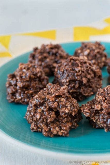 While sugar cookies are most commonly seen around the holidays, these dairy free sugar cookies are too good to only have once a year. Gluten Free No Bake Chocolate Oatmeal Cookies - Faithfully Gluten Free