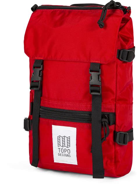 Topo Designs Rover Pack Mini, red/red | Addnature.fi