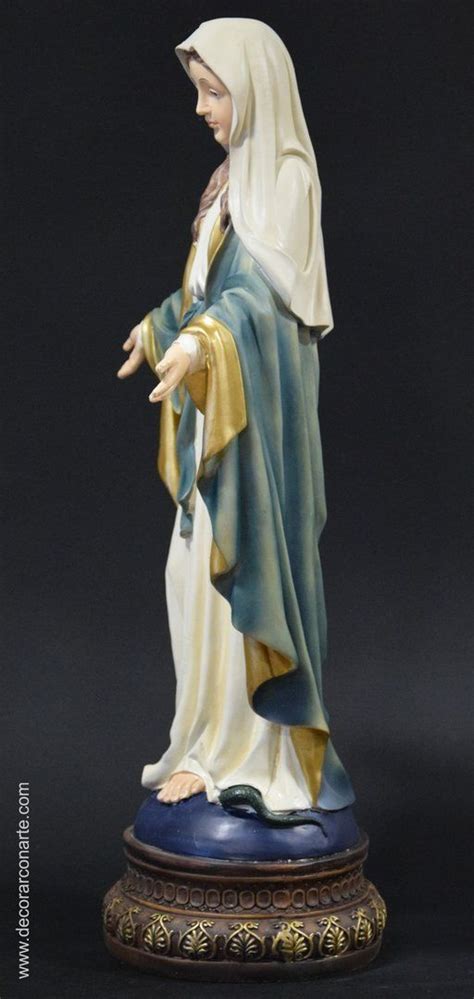 Figura Virgen Milagrosa Altura 60cm Virgen Milagrosa Pinturas De