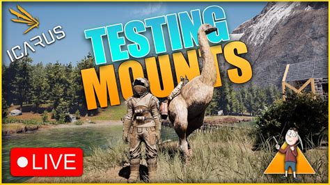 Testing Mounts In All Biomes Icarus Gameplay Youtube