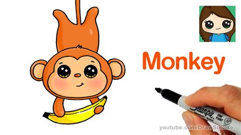 Cute Drawing Of A Monkey At Getdrawings Free Download