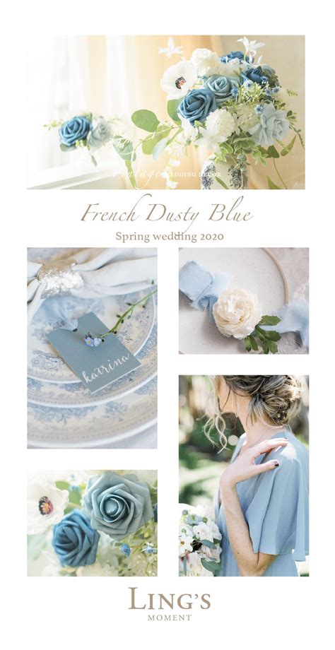 Beautiful blue wedding! Royal blue, dusty blue, blue for choice. 10% Off! in 2020 | Light blue 