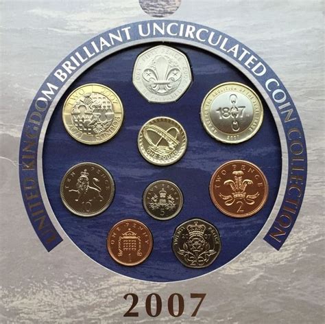 2007 Brilliant Uncirculated Coin Collection For Sale