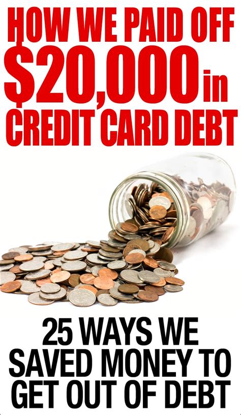 How We Paid Off 20000 In Credit Card Debt How To Nest For Less™