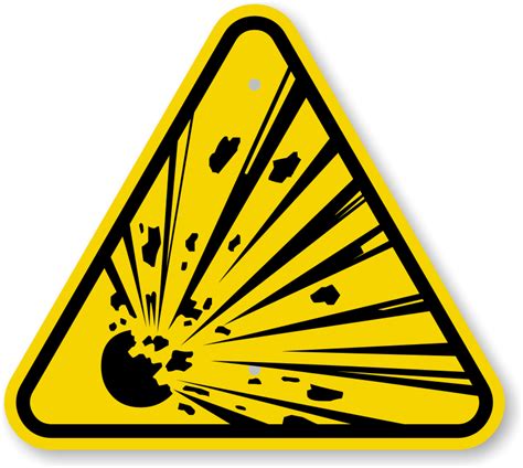 Explosive Hazard Symbol