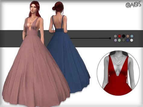 Demy Gown By Oranostr At Tsr Sims 4 Updates
