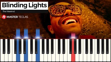 Blinding Lights The Weeknd Piano Tutorial Youtube