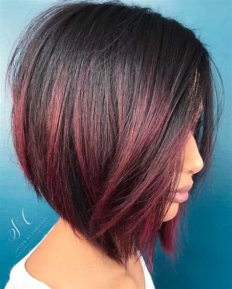 Purple is another gorgeous hair color and this next haircut shows how to wear it in style. Eye-Catching Short Red Hair Ideas to Try | Short ...