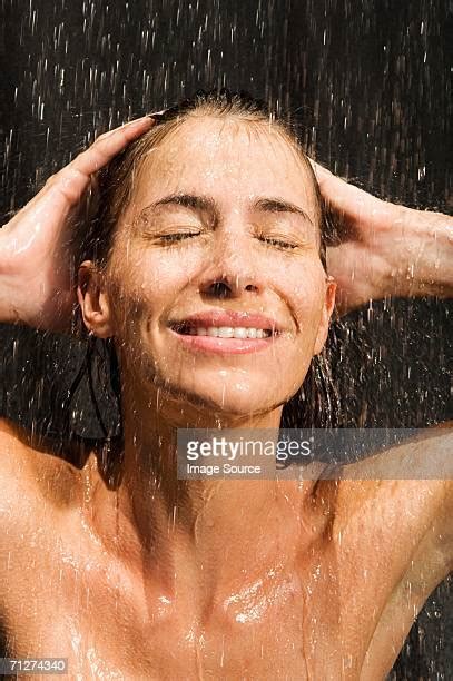 Beautiful Woman Washing Hair Photos And Premium High Res Pictures Getty Images