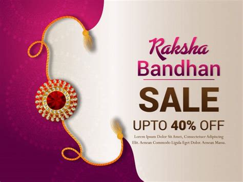 Happy Raksha Bandhan Design With Sale Banner | Raksha bandhan gifts, Rakhi gifts, Raksha bandhan