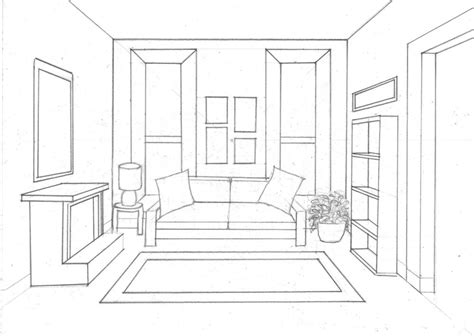 Finish rough draft of your room/city: Perspective Drawing Lessons from Unit 4 of the Complete ...