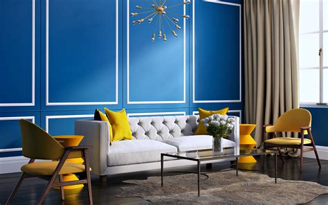 Man Made Room Style House Interior Sofa Furniture Wallpaper