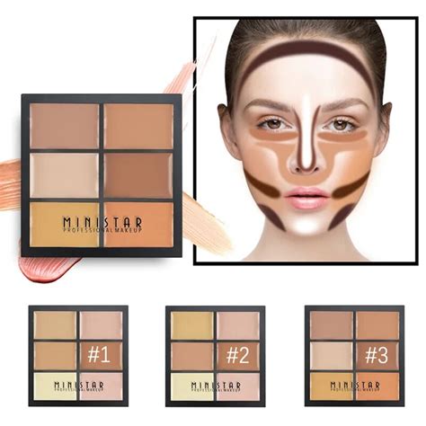 Concealer Palette Cream Corrector Contour Palette Bronzer Face Primer