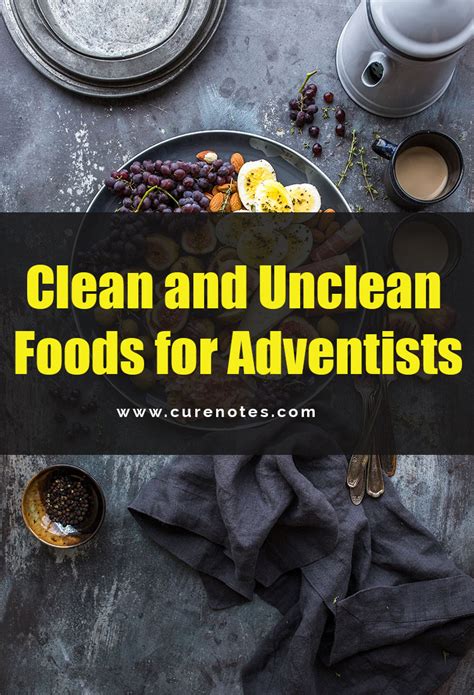 Clean And Unclean Foods For Adventists