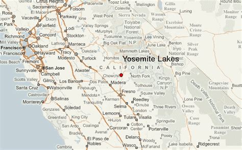 Yosemite visitors come from all directions. Yosemite Lakes Location Guide