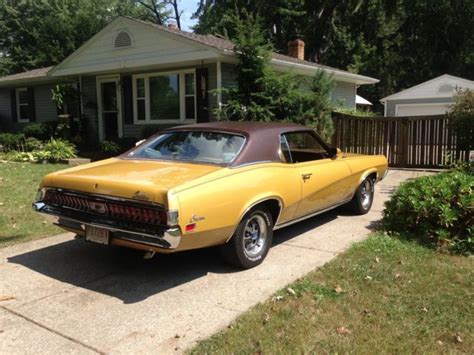Mercury Cougar Coupe 1970 Gold For Sale 1970 Mercury Cougar 351c Muscle
